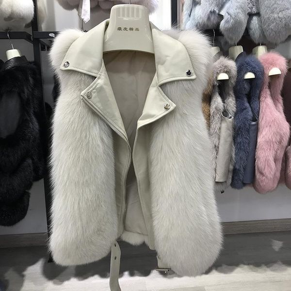 2021 autumn winter women faux fur jacket thicken warm artificial fur vest leather female vest female parkas plus size1, Black
2021 autumn winter women faux fur jacket thicken warm artificial fur vest leather female vest female parkas plus size1, Black