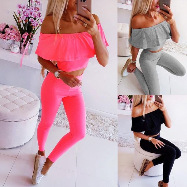 women suit for summer 2019 off shoulder slash neck sleeveless female clothing solid long pants women summer suits, Gray
women suit for summer 2019 off shoulder slash neck sleeveless female clothing solid long pants women summer suits, Gray