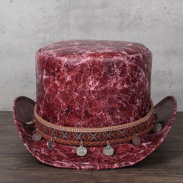 stingy brim hats women flat leather hat president lday fedora magic steampunk cosplay pork pie party cap 3 size, Blue;gray
stingy brim hats women flat leather hat president lday fedora magic steampunk cosplay pork pie party cap 3 size, Blue;gray