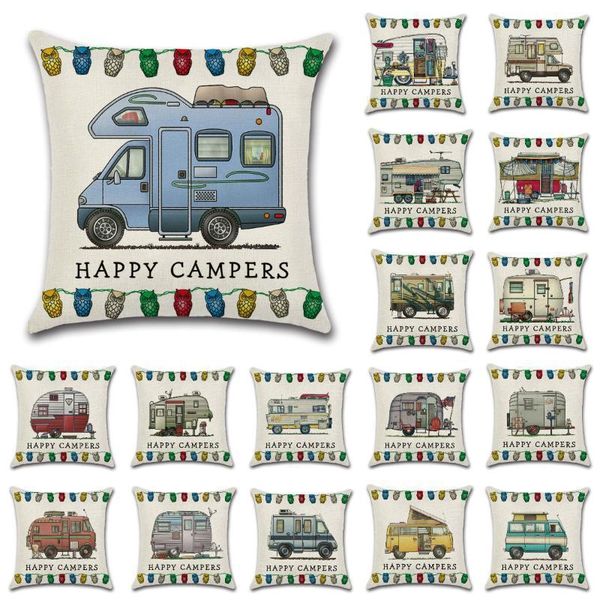 new happy campers cartoon caravanning cushion cover linen pillowcase livingroom sofa modern decorative throw pillows cover1
new happy campers cartoon caravanning cushion cover linen pillowcase livingroom sofa modern decorative throw pillows cover1