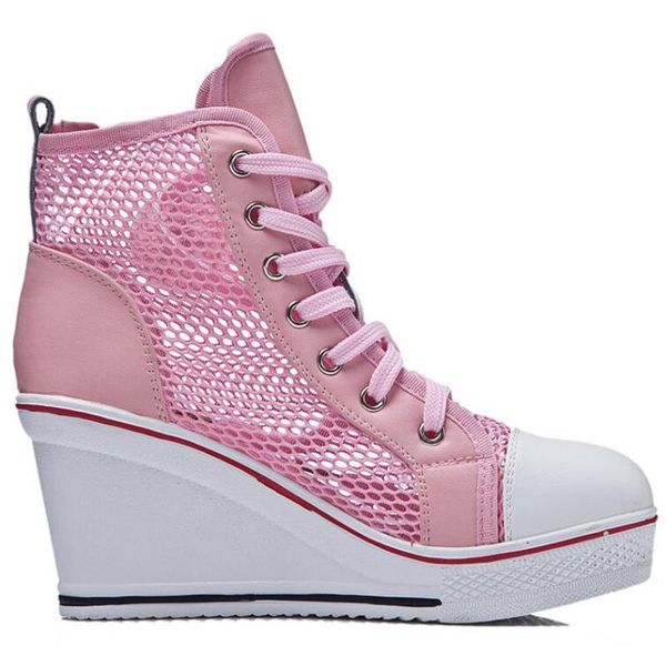 sneakers women fashion breathable summer platform casual shoes lace leisure white canvas women's wedges vulcanize shoes new, Black
sneakers women fashion breathable summer platform casual shoes lace leisure white canvas women's wedges vulcanize shoes new, Black