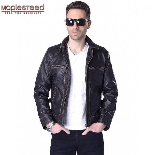 factory genuine leather jacket men calf cowhide skin brand vintage retro brown bomber motorcycle biker men's winter coat zh1661, Black
factory genuine leather jacket men calf cowhide skin brand vintage retro brown bomber motorcycle biker men's winter coat zh1661, Black