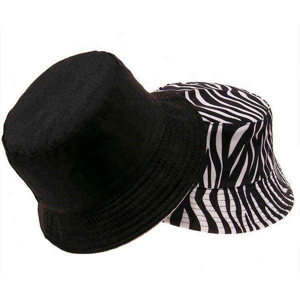 new fashion black beige striped zebra print bucket hats for womens ladies gifts g220311, Blue;gray
new fashion black beige striped zebra print bucket hats for womens ladies gifts g220311, Blue;gray