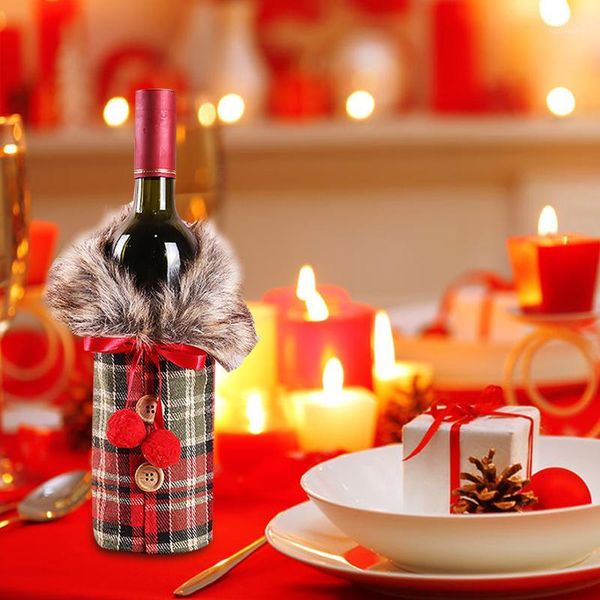 christmas decorations red wine suit decor dinner table lattices bar ornament cloth beautiful festival champagne package party supplies1
christmas decorations red wine suit decor dinner table lattices bar ornament cloth beautiful festival champagne package party supplies1