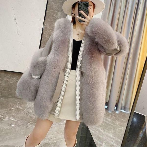 women 2021 winter fashion warm fake fur overcoats female new thicken warm slim outwears ladies v-neck faux fur jackets q557, Black
women 2021 winter fashion warm fake fur overcoats female new thicken warm slim outwears ladies v-neck faux fur jackets q557, Black