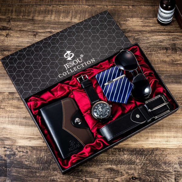 watch men's gift packaging set exquisite + belt tie wallet simple combination set-6pes / setpmg4, Slivery;brown
watch men's gift packaging set exquisite + belt tie wallet simple combination set-6pes / setpmg4, Slivery;brown