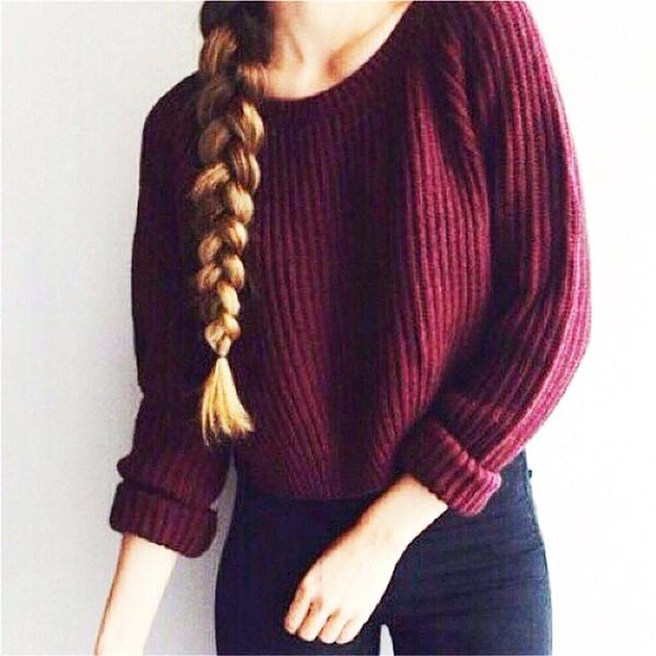 women sweater wine red casual knitted sweater female women pullovers knitwear autumn winter o-neck loose new, White;black
women sweater wine red casual knitted sweater female women pullovers knitwear autumn winter o-neck loose new, White;black