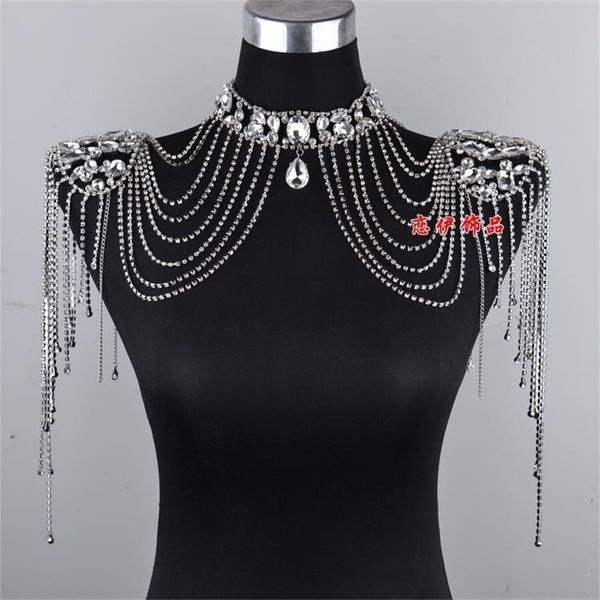 crystal shawl stone bridal capes wrap delicate wedding accessories lusury women cape beads body jewelry bolero elegant ladies t200507, Slivery;golden
crystal shawl stone bridal capes wrap delicate wedding accessories lusury women cape beads body jewelry bolero elegant ladies t200507, Slivery;golden