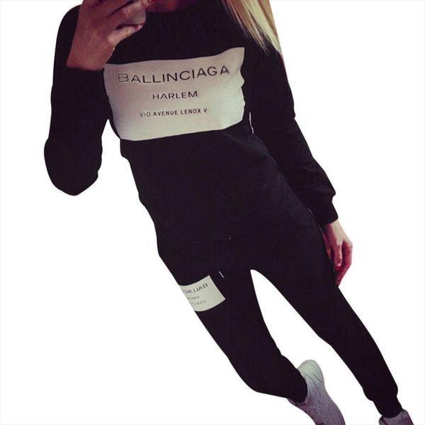 tracksuit women autumn winter casual prints letters sportswear two pieces set long pants sporting suit sets female 45, Gray
tracksuit women autumn winter casual prints letters sportswear two pieces set long pants sporting suit sets female 45, Gray