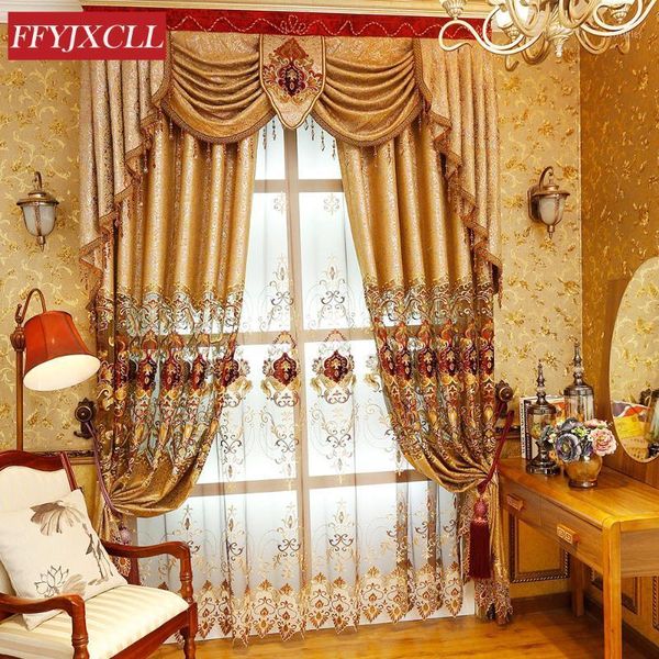 curtain & drapes europe gold luxury villa embroidered curtains for living room bedroom window kitchen el home decoration1
curtain & drapes europe gold luxury villa embroidered curtains for living room bedroom window kitchen el home decoration1