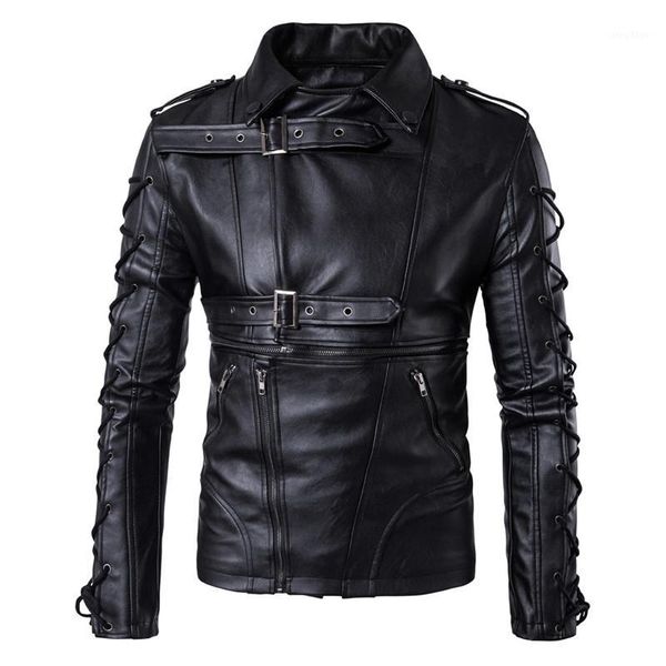 new men's leather jackets men coats 5xl fashion personality braided rope motorcycle pu outerwear male brand clothing coat jacket1, Black
new men's leather jackets men coats 5xl fashion personality braided rope motorcycle pu outerwear male brand clothing coat jacket1, Black