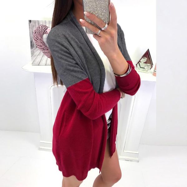 ladies color tatching slim coat women long sleeve spling color open front cardigan blouse casacos de inverno feminino 2-51, Black;brown
ladies color tatching slim coat women long sleeve spling color open front cardigan blouse casacos de inverno feminino 2-51, Black;brown