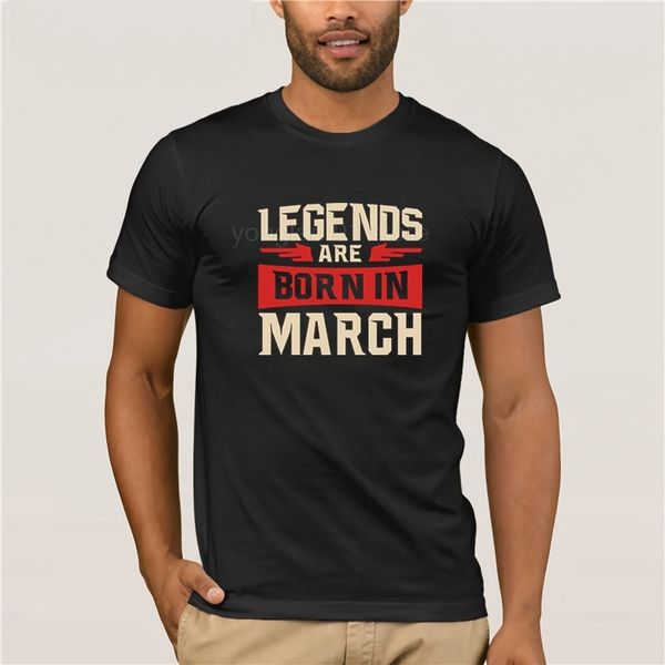 mens fashion summer sale legends are born in march shirt birthday printed t shirts men's fun casual t-shirt, White;black
mens fashion summer sale legends are born in march shirt birthday printed t shirts men's fun casual t-shirt, White;black