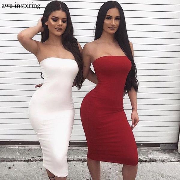 awe-inspiring off shoulder tube dress summer women basic bodycon sundress strapless stretchy bandage robe femme black white1, Black;gray
awe-inspiring off shoulder tube dress summer women basic bodycon sundress strapless stretchy bandage robe femme black white1, Black;gray