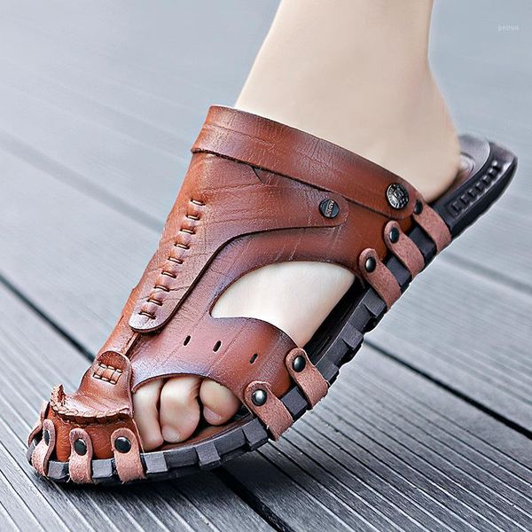 sandals man beach summer for anti-slip leather walking men male slippers schoenen mannen1, Black
sandals man beach summer for anti-slip leather walking men male slippers schoenen mannen1, Black