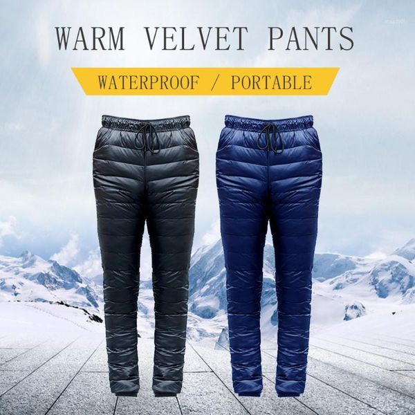 men down pants skiing thickened climbing cold warm waterproof slim trousers s-5xl for outdoor camping mountaineering skiing1, Black;green
men down pants skiing thickened climbing cold warm waterproof slim trousers s-5xl for outdoor camping mountaineering skiing1, Black;green