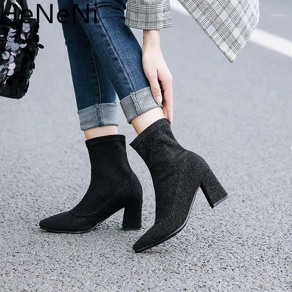 boots stretch socks women shoes slip ankle spring elegant square high heels female black silver plus size 32-441
boots stretch socks women shoes slip ankle spring elegant square high heels female black silver plus size 32-441
