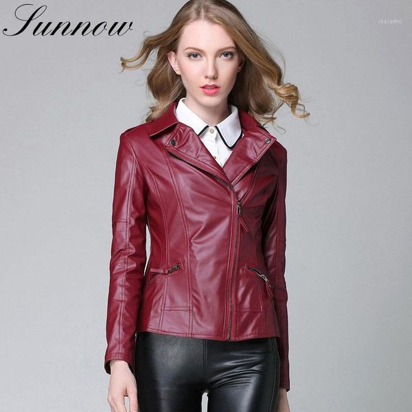 sunnow women leather jackets ladies elegant spring autumn motorcycle black pu leather coat women's short jackets jaqueta couro1
sunnow women leather jackets ladies elegant spring autumn motorcycle black pu leather coat women's short jackets jaqueta couro1