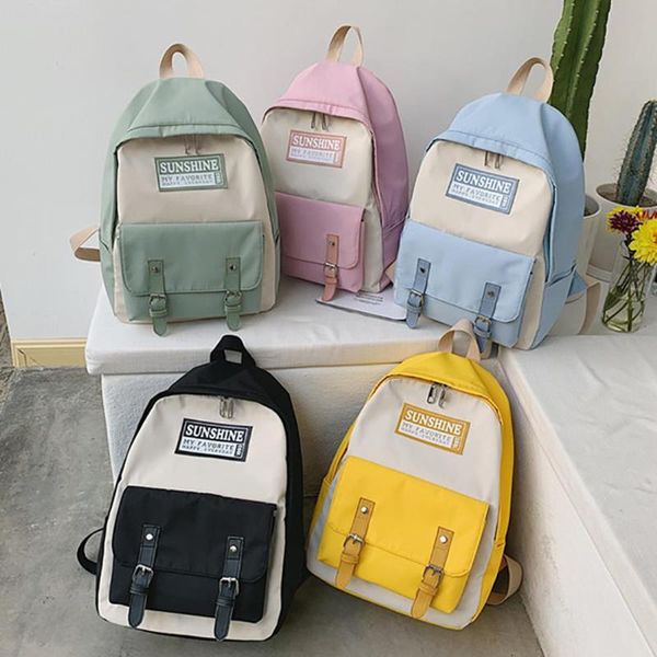 fashion patchwork colors nylon backpack for teenagers girls large capacity student bag waterproof travel bag nylon rucksack #15
fashion patchwork colors nylon backpack for teenagers girls large capacity student bag waterproof travel bag nylon rucksack #15