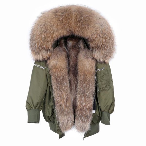 2020 winter clothes women real raccoon fur lining winter women's jacket real fur collar coat parkas, Black
2020 winter clothes women real raccoon fur lining winter women's jacket real fur collar coat parkas, Black