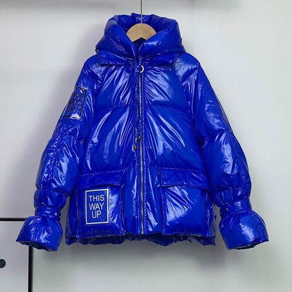 2020 new fashion down coat thick winter glossy women hooded parka quality white duck down jacket female loose outerwear warm d25, Black
2020 new fashion down coat thick winter glossy women hooded parka quality white duck down jacket female loose outerwear warm d25, Black