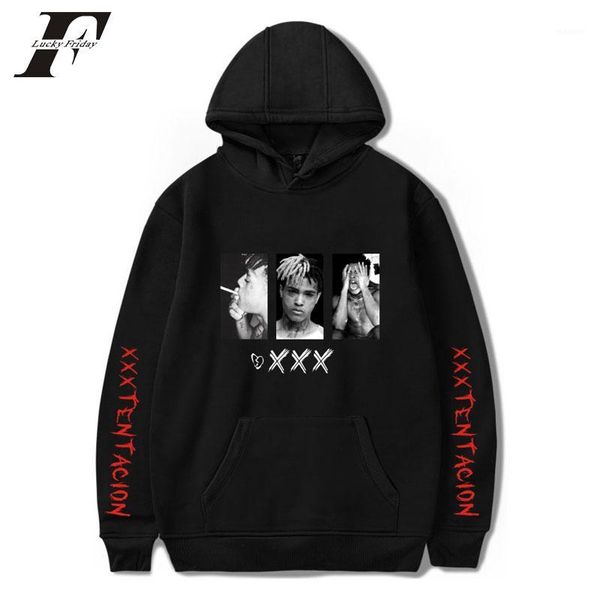 men's hoodies & sweatshirts 2021 rapper xxxtentacion print oversized hoodie sweatshirt hip-hop neutral men women's uniform clothes, Black
men's hoodies & sweatshirts 2021 rapper xxxtentacion print oversized hoodie sweatshirt hip-hop neutral men women's uniform clothes, Black