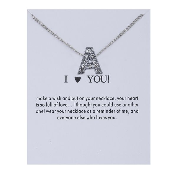 heart initial letter choker necklace women chain love pendant necklaces name fine jewelry friendship gift q1113, Silver
heart initial letter choker necklace women chain love pendant necklaces name fine jewelry friendship gift q1113, Silver