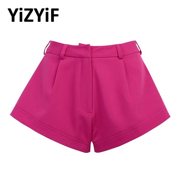 women fashion chic zipper high waist bottoms female clothing pink/white/black casual wide leg flared loose mini shorts
women fashion chic zipper high waist bottoms female clothing pink/white/black casual wide leg flared loose mini shorts