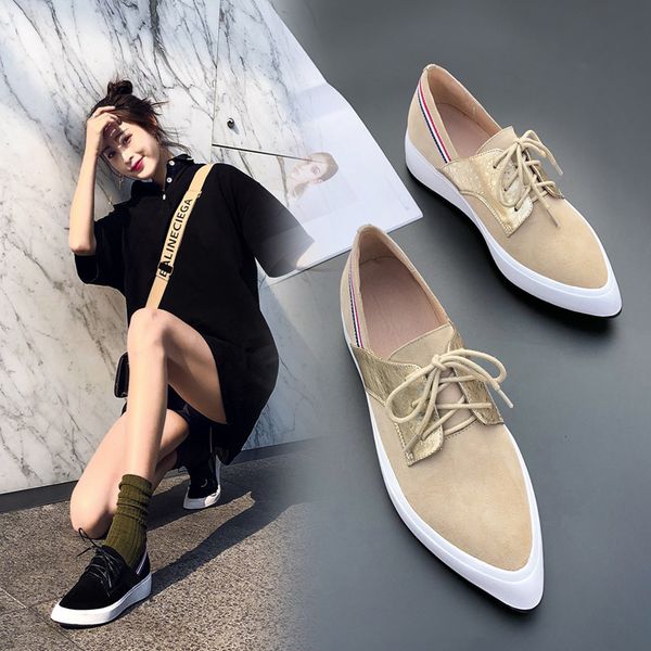 2021 genuine 22-24.5 in length female shoe suede sheep pointed finger/ yellow shoes 9o08, Black
2021 genuine 22-24.5 in length female shoe suede sheep pointed finger/ yellow shoes 9o08, Black