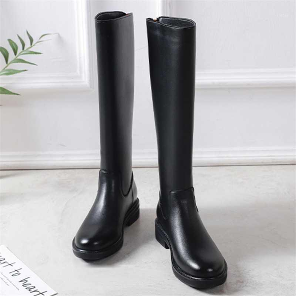 boots knee-high women 2021 autumn genuine leather skinny legs female fashion comfortable platform women's shoes1, Black
boots knee-high women 2021 autumn genuine leather skinny legs female fashion comfortable platform women's shoes1, Black