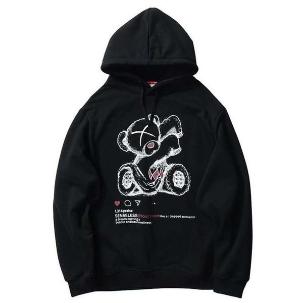 Men Harajuku Funny Hield Bear Streetwear Hip Hop Hoodie Trui Katoen Fleece Winter Hooded Sweatshirt, Black
Men Harajuku Funny Hield Bear Streetwear Hip Hop Hoodie Trui Katoen Fleece Winter Hooded Sweatshirt, Black