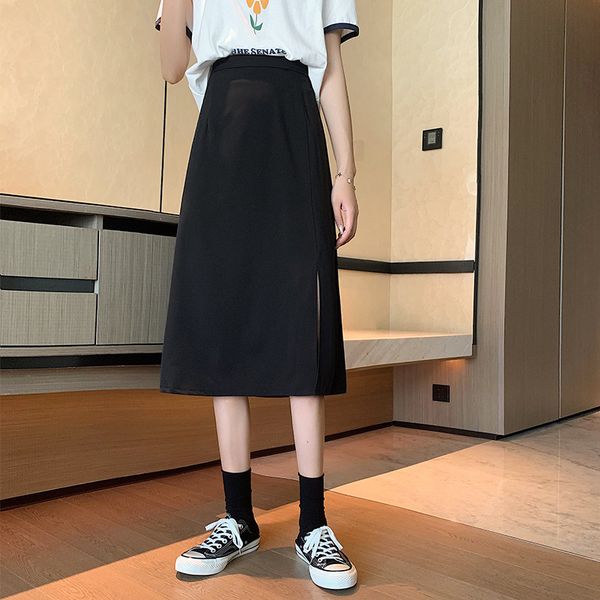 2021 summer color new shortness skin high temperature all-game solid medium and split a word outfit women 5925, Black
2021 summer color new shortness skin high temperature all-game solid medium and split a word outfit women 5925, Black