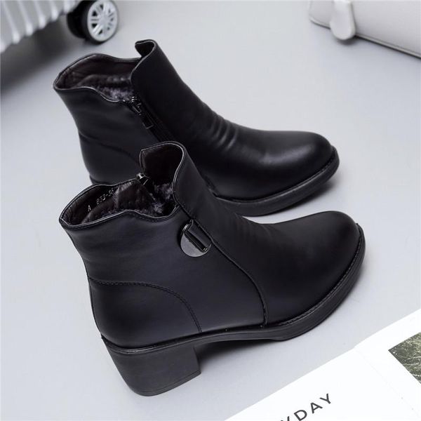 woman flat boots plush round toe winter shoes for women zipper boots-women booties ladies low fur 2020 mid calf mid-calf rubber, Black
woman flat boots plush round toe winter shoes for women zipper boots-women booties ladies low fur 2020 mid calf mid-calf rubber, Black