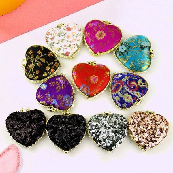 double fold female compact mirror retro printing cloth cover women portable mini makeup mirrors 1 9dl j2
double fold female compact mirror retro printing cloth cover women portable mini makeup mirrors 1 9dl j2