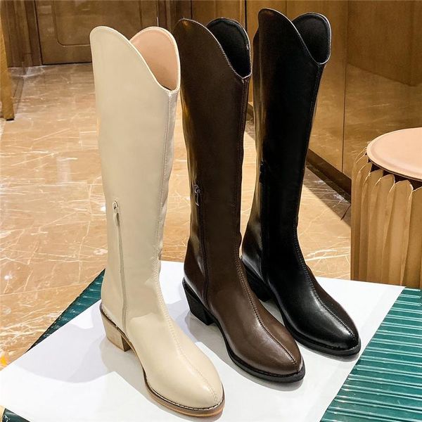 2020 new ins women beige high heels wedges long boots lady riding cowboy boots winter designer pointed toe knee thigh high, Black
2020 new ins women beige high heels wedges long boots lady riding cowboy boots winter designer pointed toe knee thigh high, Black