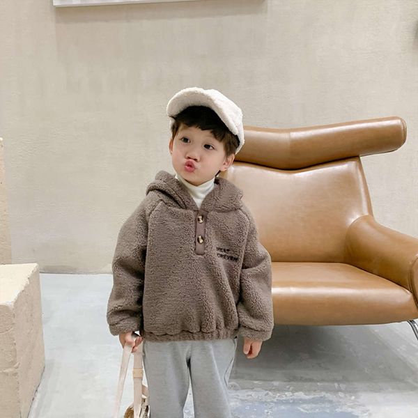 loose aokids winter boys children's coat hooded sweater korean baby plush pullover fashion derp, Black
loose aokids winter boys children's coat hooded sweater korean baby plush pullover fashion derp, Black