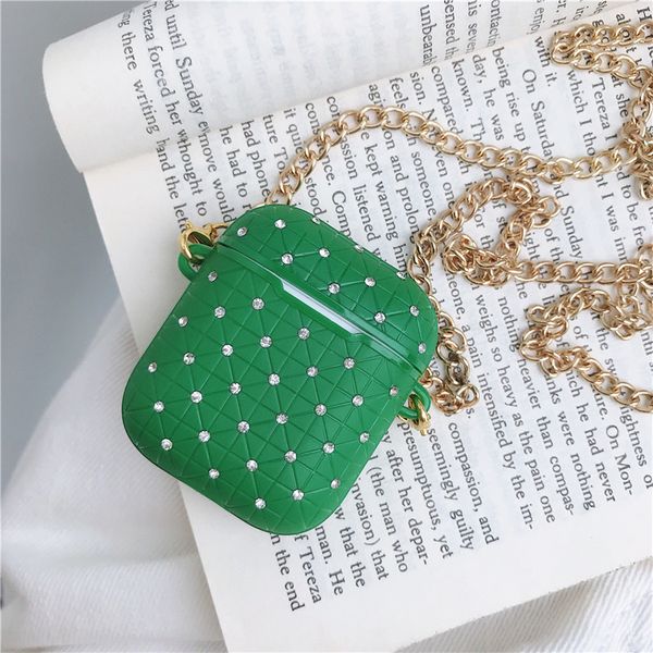 tpu diamond with chain case for apple airpods case wireless bluetooth earphone case charging box protection cover for airpods 2
tpu diamond with chain case for apple airpods case wireless bluetooth earphone case charging box protection cover for airpods 2