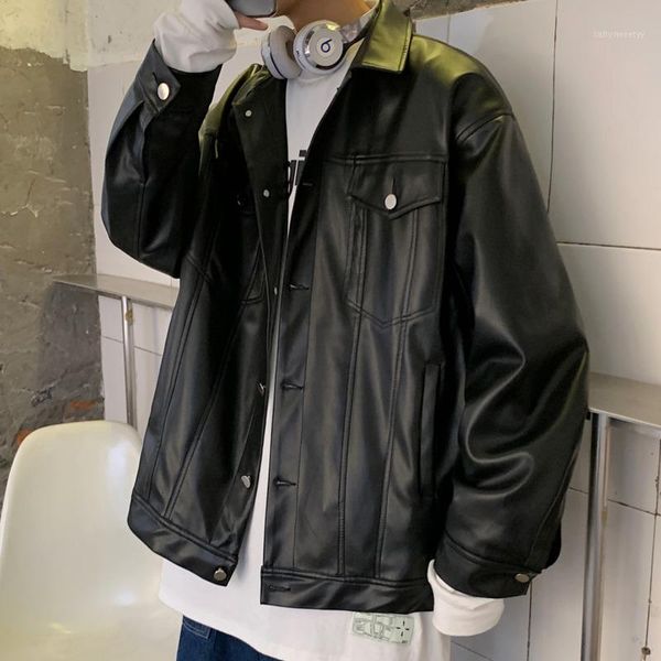 men's fur & faux black leather jacket men's fashion casual lapel motorcycle jackets mens streetwear wild loose hip hop bomber men
men's fur & faux black leather jacket men's fashion casual lapel motorcycle jackets mens streetwear wild loose hip hop bomber men