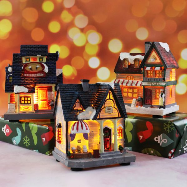 wooden christmas snow house resin luminous decoration toys gifts creative micro landscape
wooden christmas snow house resin luminous decoration toys gifts creative micro landscape
