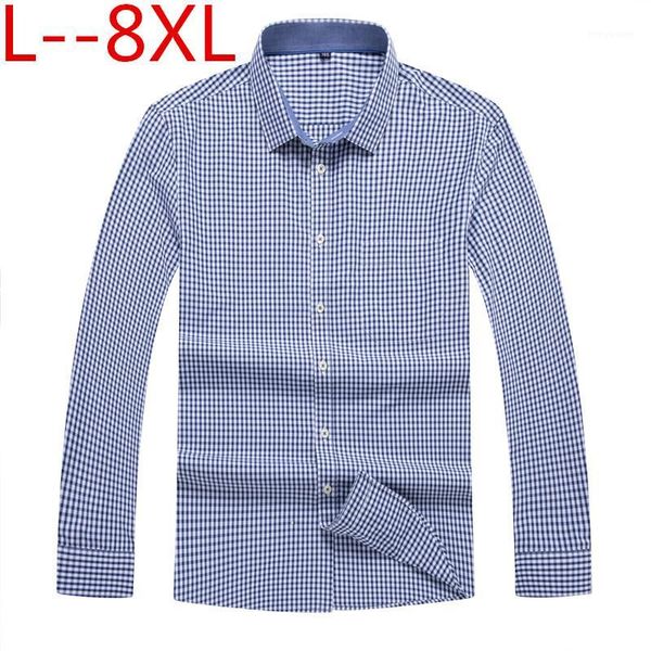 10xl 8xl 6xl men casual long sleeved plaid shirt loose fit male social business dress shirt brand men clothing soft comfortable1, White;black
10xl 8xl 6xl men casual long sleeved plaid shirt loose fit male social business dress shirt brand men clothing soft comfortable1, White;black
