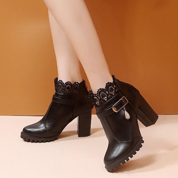 rock shoes woman lady boots low heels booties platform boots-women winter footwear luxury designer mid-calf booties, Black
rock shoes woman lady boots low heels booties platform boots-women winter footwear luxury designer mid-calf booties, Black
