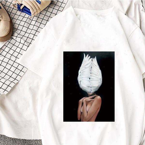 new harajuku aesthetics women tshirt flowers feather print short sleeve tees fashion casual female t shirt, White
new harajuku aesthetics women tshirt flowers feather print short sleeve tees fashion casual female t shirt, White