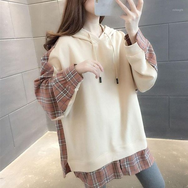 korean harajuku chic winter ins female hooded plaid sweatshirt ulzzang fashion kawaii casual loose long sleeve hoodie e2461, Black
korean harajuku chic winter ins female hooded plaid sweatshirt ulzzang fashion kawaii casual loose long sleeve hoodie e2461, Black