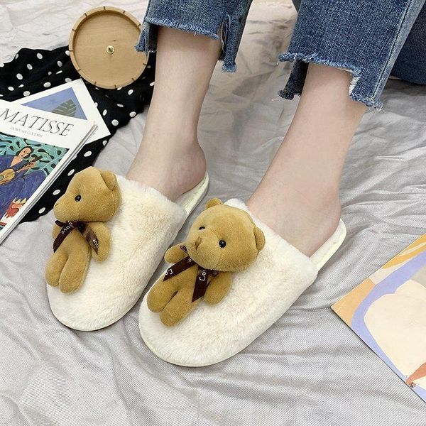 women winter home slippers cartoon bear shoes non-slip soft winter warm house slippers indoor bedroom cute, Black
women winter home slippers cartoon bear shoes non-slip soft winter warm house slippers indoor bedroom cute, Black