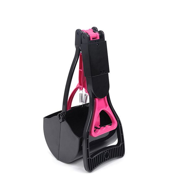 long handle pet pooper scooper dog foldable toilet shit clip pooper scooper sealed pet cleaning supplies