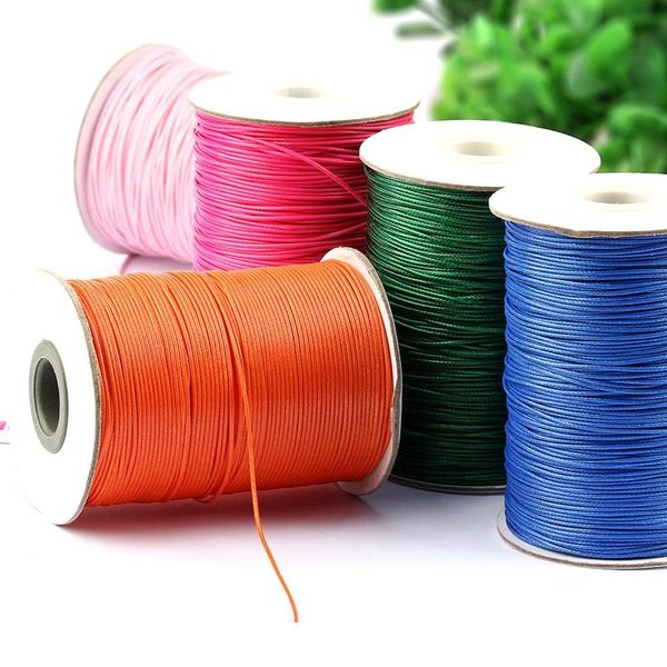 186yards korean waxed cord string thread 1mm for bracelet necklace various color, Black;white
186yards korean waxed cord string thread 1mm for bracelet necklace various color, Black;white