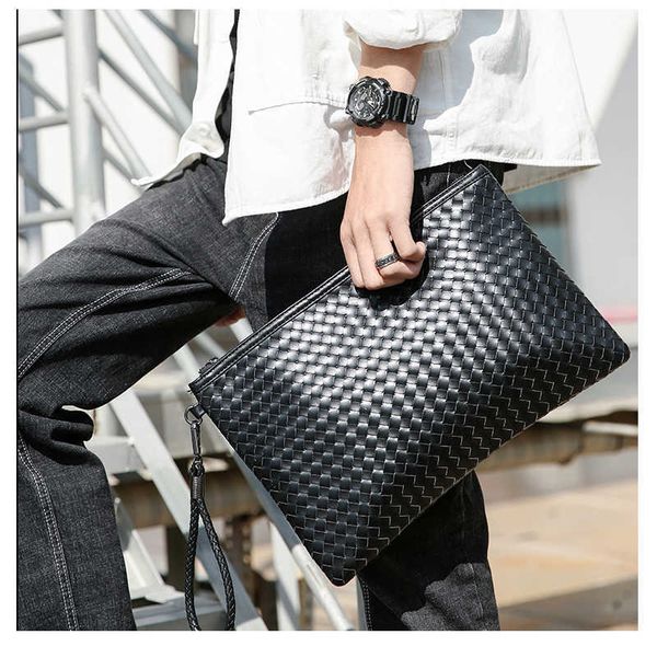 designer man handbag luxury waist bags clutch bag weave casual mens fashion envelope bag large multiple pockets inside hidden zipper pocket
designer man handbag luxury waist bags clutch bag weave casual mens fashion envelope bag large multiple pockets inside hidden zipper pocket