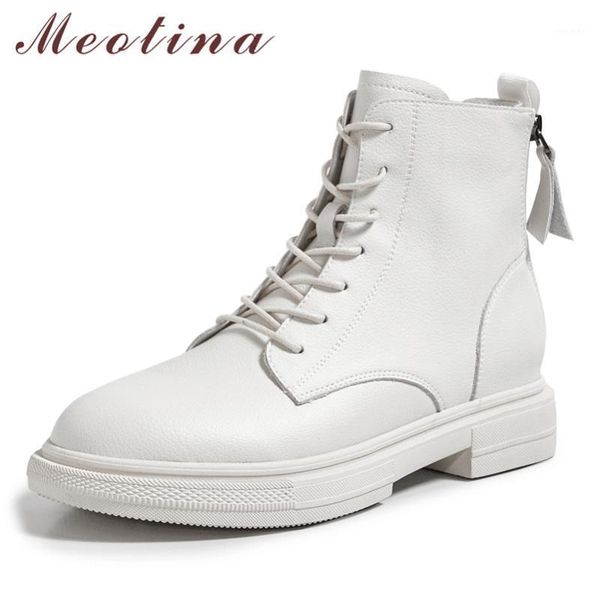 meotina genuine leather flat platform ankle boots women shoes zipper cross tied ladies short boots autumn winter black size 401
meotina genuine leather flat platform ankle boots women shoes zipper cross tied ladies short boots autumn winter black size 401