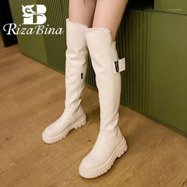 boots rizabina women over knee warm fur fashion platform high heel winter shoes woman zipper thick long boot size 33-431, Black
boots rizabina women over knee warm fur fashion platform high heel winter shoes woman zipper thick long boot size 33-431, Black