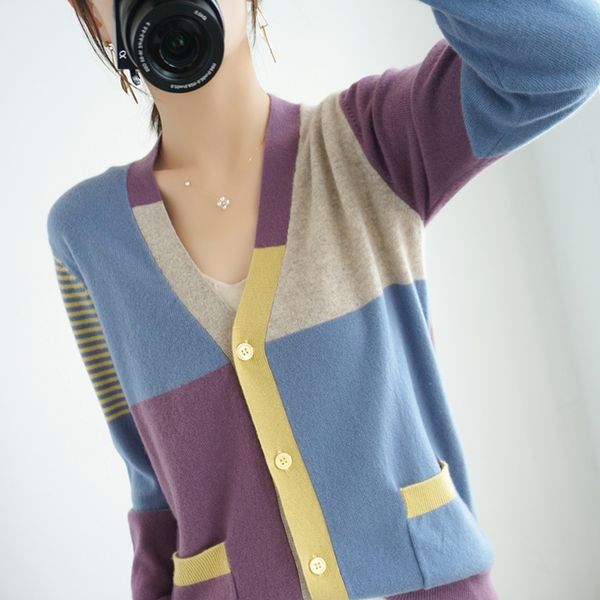 2020 new 100% cashmere and wool cardigan women coat autumn v-neck collar warm jacket long sleeve soft sweater female outwear, Tan;black
2020 new 100% cashmere and wool cardigan women coat autumn v-neck collar warm jacket long sleeve soft sweater female outwear, Tan;black